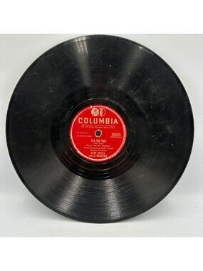 Gene Krupa & His Orchestra Tea For Two / How High The Moon 1940s 78 RPM Columbia
